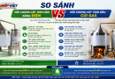 So sánh nồi chưng cất tinh dầu bằng điện và nồi chưng cất tinh dầu củi gas