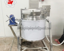 Nồi Nấu Cánh Khuấy Lật Nghiêng 150L
