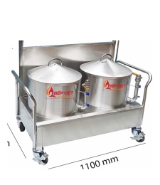 Nồi Tráng Bánh Cuốn Đôi