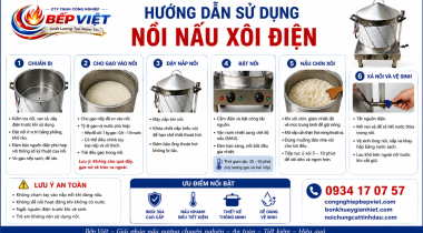Cách Sử Dụng Nồi Nấu Xôi Điện Đúng Cách, Hiệu Quả, Bền Lâu