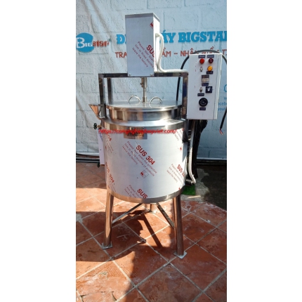 Bồn Khuấy Gia Nhiệt 100 Lít Có Cánh Khuấy