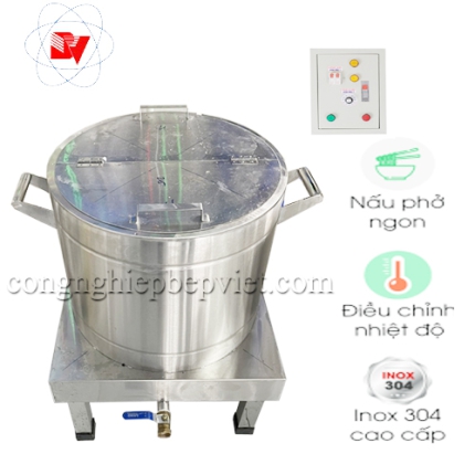 Nồi Nấu Phở 300 Lít Bằng Điện