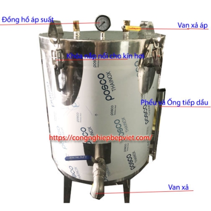 NỒI ÁP SUẤT ĐIỆN CÔNG NGHIỆP 
