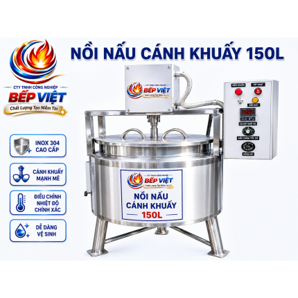 Nồi Nấu Có Cánh Khuấy 150 Lít