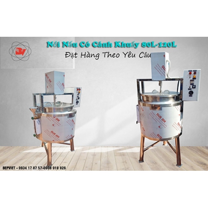 Nồi Nấu Có Cánh Khuấy 80 lít-120 lít