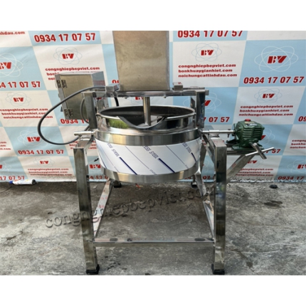 Nồi Nấu Có Cánh Khuấy Lật Nghiêng 30L