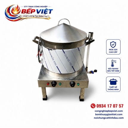 Nồi tráng bánh cuốn bằng điện 50cm