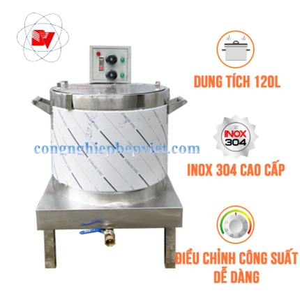 Nồi Nấu Phở Điện 120 Lít