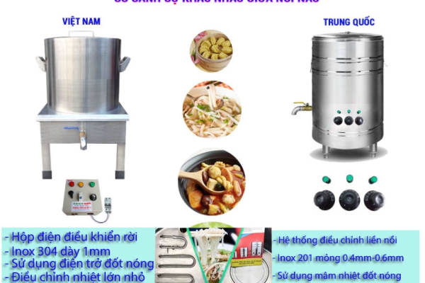 Sai Lầm Khi Mua Nồi Nấu Phở Trung Quốc Kém Chất Lượng