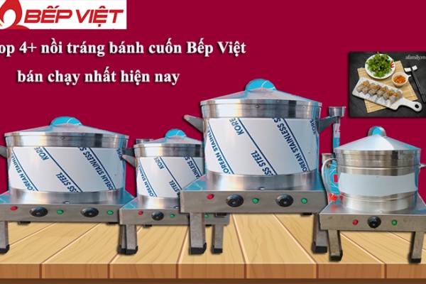 Báo giá TOP 4+ mẫu nồi nấu tráng bánh cuốn điện