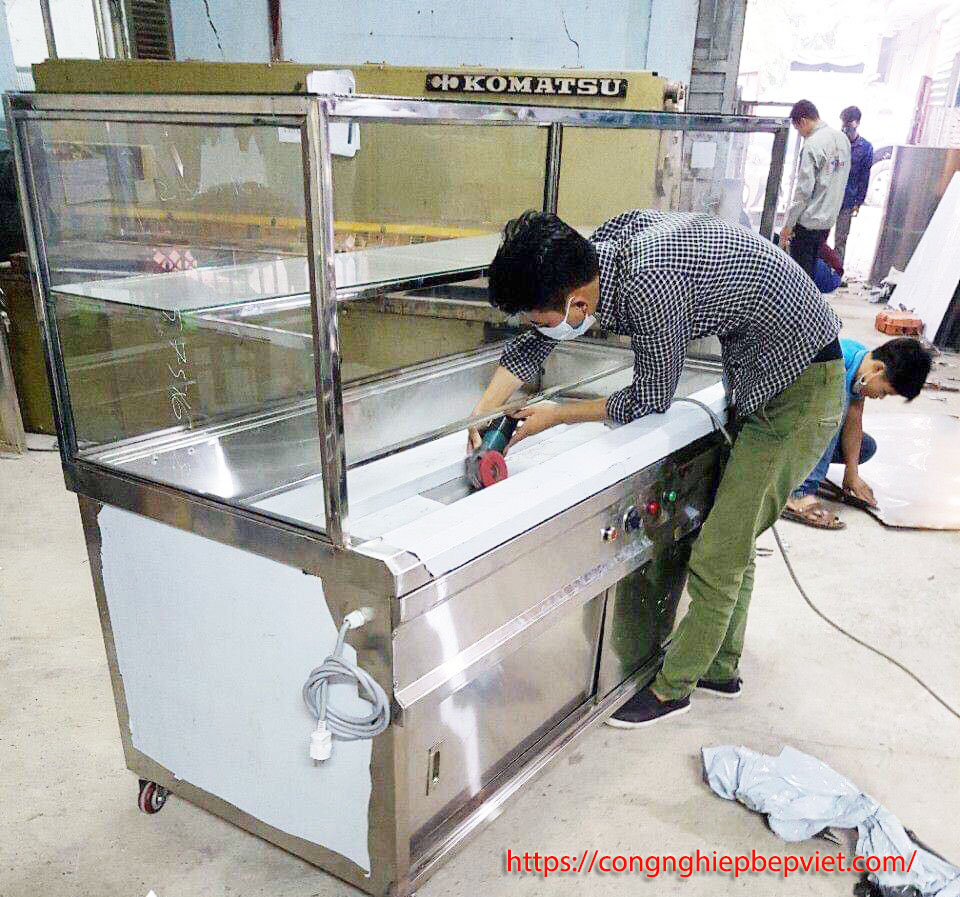 Tủ giữ nóng thức ăn có kính