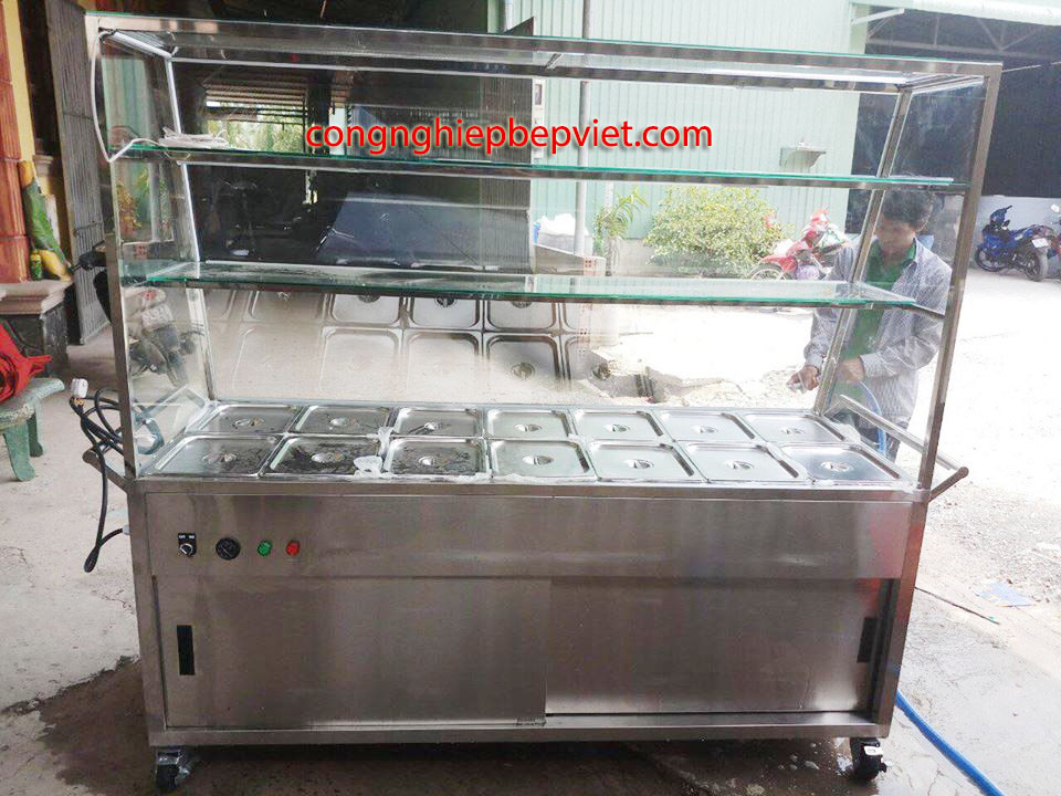 Tủ giữ nóng thức ăn 14 khay